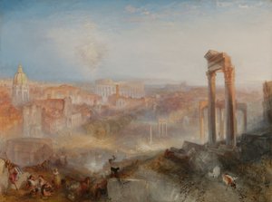 Det moderne Rom, Campo Vaccino af Joseph Mallord William Turner