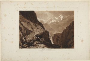 Sankt Gotthard-passet af Joseph Mallord William Turner