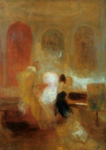 Musikfest, East Cowes Castle, c1835 af Joseph Mallord William Turner