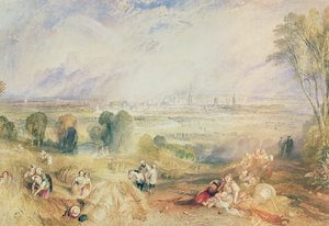 Oxford fra North Hinksey (akvarel på papir) af Joseph Mallord William Turner