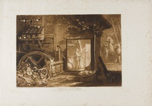Pembury Mill, Kent, plade 12 fra Liber Studiorum af Joseph Mallord William Turner