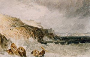 Plymouth Citadel, a Gale, 1815 af Joseph Mallord William Turner