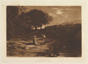 Rispah, 2. Samuelsbog, kapitel 21 Liber Studiorum, del IX, tavle 46, 23. april 1812. af Joseph Mallord William Turner