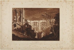 Rievaulx Abbey, Yorkshire af Joseph Mallord William Turner
