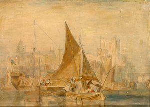 Rochester på Medway af Joseph Mallord William Turner