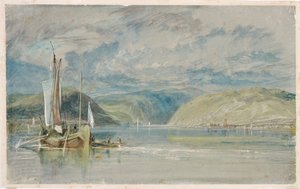 Rudesheim af Joseph Mallord William Turner