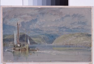 Rudesheim af Joseph Mallord William Turner