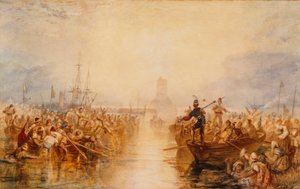 Saint-Vaast-La-Hougue, Normandiet af Joseph Mallord William Turner