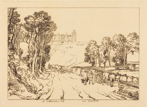 Sankt Catharines bakke nær Guildford af Joseph Mallord William Turner