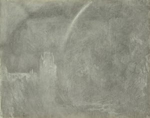 Schloss Eltz (kridt på papir) af Joseph Mallord William Turner