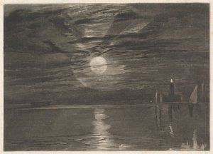 Shields Fyrtårn af Joseph Mallord William Turner