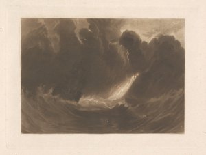Skib i storm af Joseph Mallord William Turner