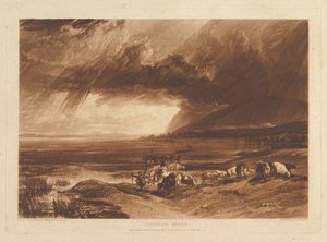 Solway Moss Liber Studiorum, del XI, plade 52, 1. januar 1816. af Joseph Mallord William Turner