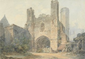 Sankt Augustins port, Canterbury af Joseph Mallord William Turner