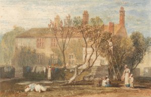 Steeton Manor House nær Farnley af Joseph Mallord William Turner