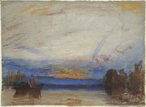 Solnedgang af Joseph Mallord William Turner