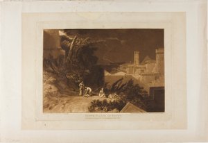 Egyptens tiende plage, plade 61 fra Liber Studiorum af Joseph Mallord William Turner