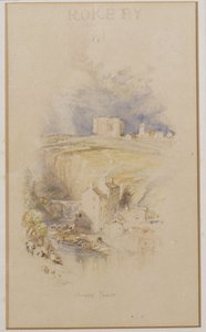 Bowes Tower, ca. 1833 af Joseph Mallord William Turner