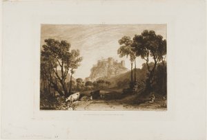 Slottet over engene, tavle 8 fra Liber Studiorum af Joseph Mallord William Turner