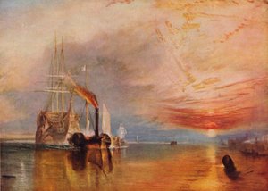 The Fighting Temeraire, 1839. af Joseph Mallord William Turner
