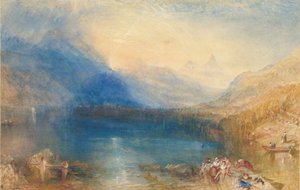 Zugsøen, 1843 (wc over grafit)