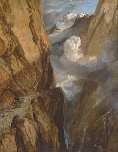 Passet af Saint Gotthard, Schweiz, 1803-04 af Joseph Mallord William Turner