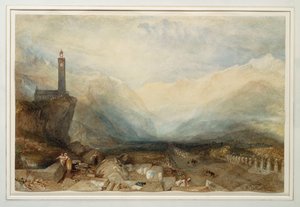 The Splugen Pass, c.1842-43 af Joseph Mallord William Turner