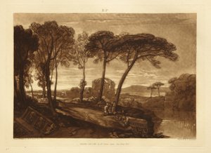 Minerva Medicas tempel af Joseph Mallord William Turner