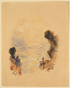 Kristi fristelse på bjerget af Joseph Mallord William Turner