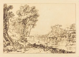 Kvinden og tamburinen af Joseph Mallord William Turner