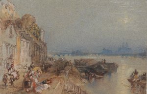 Tours, set bagud af Joseph Mallord William Turner