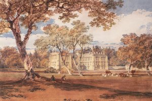 Towneley Hall, ca. 1798 af Joseph Mallord William Turner