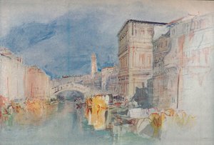 Venedig: Casa Grimani og Rialto, 1909 af Joseph Mallord William Turner
