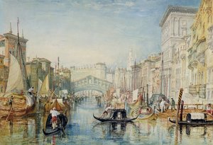 Venedig: Rialto af Joseph Mallord William Turner
