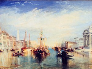 Venedig, fra våbenhuset til Madonna della Salute, c1835 af Joseph Mallord William Turner