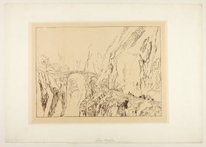 Via Mala af Joseph Mallord William Turner