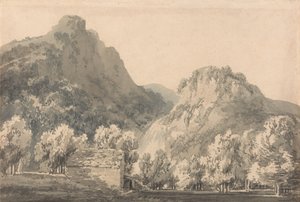 Lodore-vandfaldet, Cumberland af Joseph Mallord William Turner