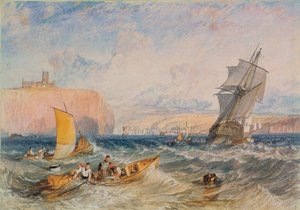 Whitby, 1824 af Joseph Mallord William Turner
