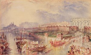 Whitehall, ca. 1835 (akvarel på papir) af Joseph Mallord William Turner