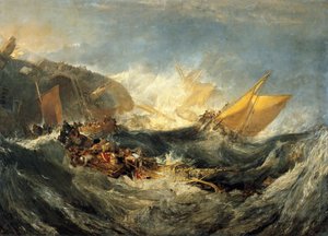 Vraget af et transportskib, ca. 1810 (olie på lærred) af Joseph Mallord William Turner