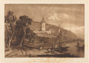 Byen Thun af Joseph Mallord William Turner and Thomas Hodgetts