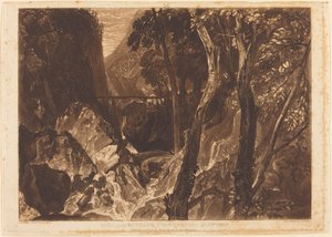 Mølle nær Grand Chartreuse af Joseph Mallord William Turner and Warren B. Davis