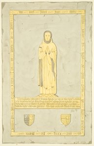 Messing af Sir John Inyn i St Mary Redcliffe (akvarel på papir) af Joseph Manning
