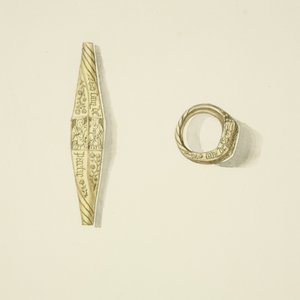 Guldring, ca. 1825 (blyant og akvarel på papir) af Joseph Manning