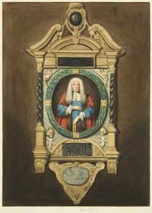 Monument over Henry Merrett i St Philip