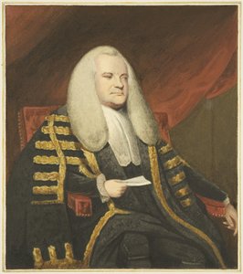 Portræt i Mansion House, Queen Square, af Lord Ashburton (akvarel på papir) af Joseph Manning