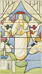Farvet glas i St Mark