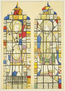 Farvede glas i vinduet over Canynges