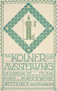 En plakat for Kölns kunstfestival i 1905, 1905