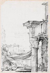 En balkon i Forum Romanum
